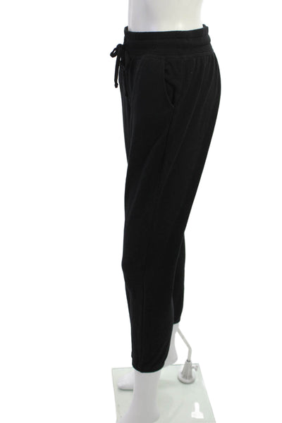 Beyond Yoga Womens Black Cotton Drawstring Jogger Sweatpants Size XS