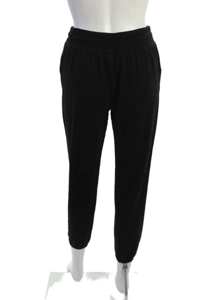 Beyond Yoga Womens Black Cotton Drawstring Jogger Sweatpants Size XS