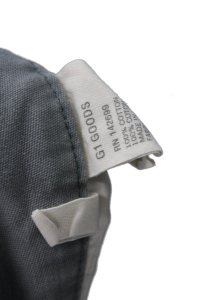 G1 All Purpose Goods Womens Chino Shorts Gray 100% Cotton Button Size 2