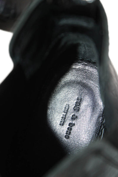 Rag & Bone Embossed Leather Chelsea Boots Black Size 36.5 6.5