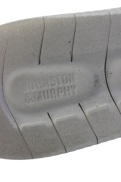 Johnston & Murphy Mens Amherst Knit U-Throat Casual Sneakers Gray Size 10.5