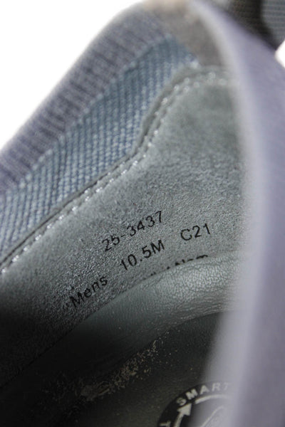 Johnston & Murphy Mens Amherst Knit U-Throat Casual Sneakers Gray Size 10.5