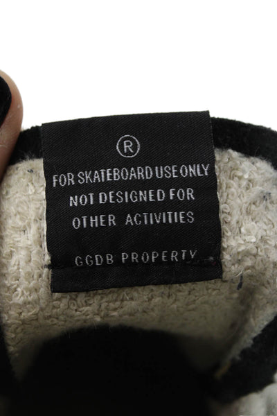 Golden Goose Deluxe Brand Womens Leather Slide Sneakers Shoes Black Size 11