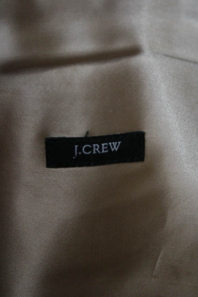 J Crew Womens Beige Gold Cork Envelope Clutch Bag Handbag