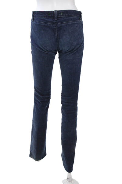 J Brand Womens Bootcut Straight Jeans Dark Blue Denim High Rise Size 27