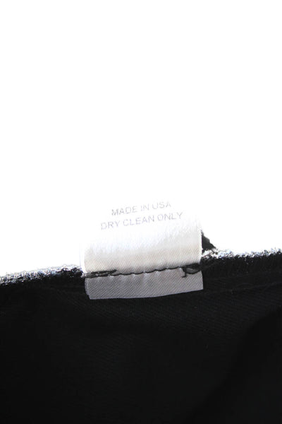 Mason Womens Straight Pencil Mini Skirt Black Cotton Blend Size 8