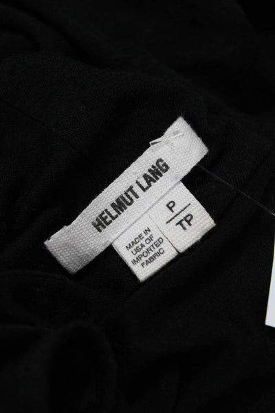 Helmut Lang Women Black Tank Sleeveless Micro Modal Spandex Top Size PP