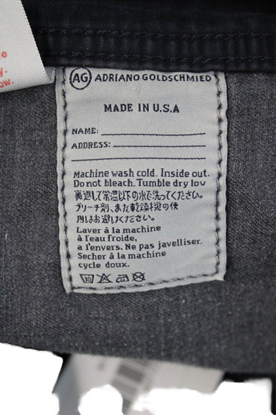 AG Adriano Goldschmied Mens Straight Jeans Dark Gray Size 31