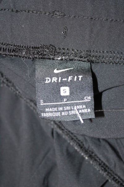 Nike Women Paperbag Jogger Ankle Pants Black Drawstring Size S