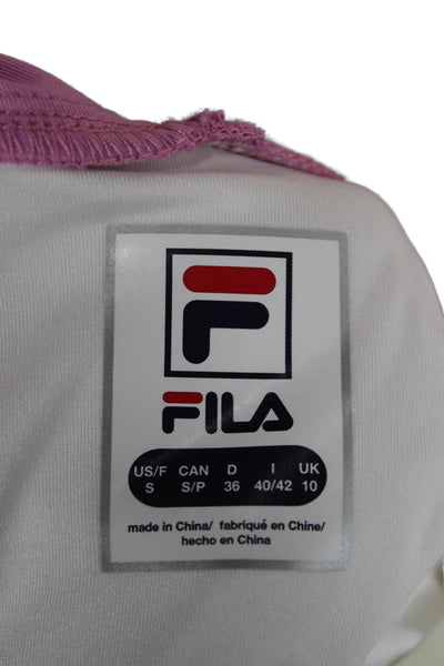 Fila Womens Pink Tank Mini Dress Sleeveless Round Neck Size S