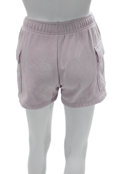Aritzia Womens Cargo Sweat Shorts Pink Size 2XS