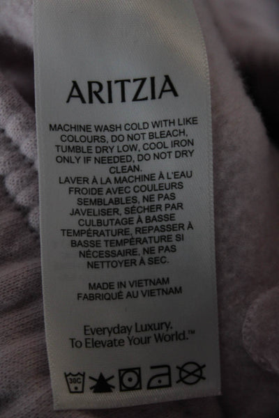 Aritzia Womens Cargo Sweat Shorts Pink Size 2XS
