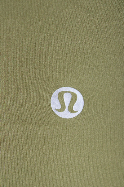 Lululemon Womens Biker Shorts Green Size 0