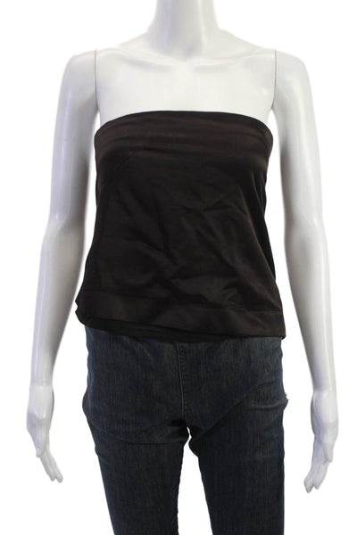 A.L.C. Womens Sleeveless Zip Viscose Top Black Size 2