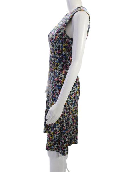 Erdem Womens A-Line Fit and Flare Black Sleeveless Dress Size 4