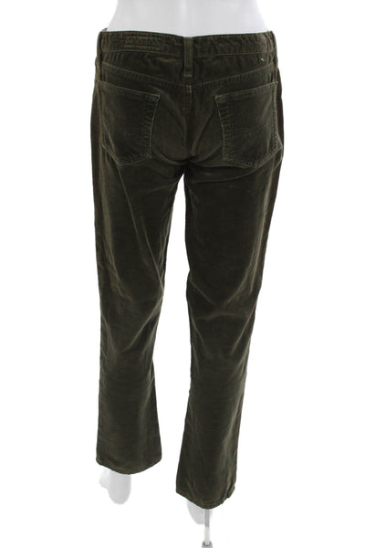 AG Adriano Goldschmied Womens High Rise Green Jeans Size 26