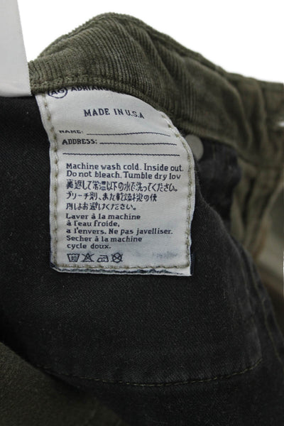 AG Adriano Goldschmied Womens High Rise Green Jeans Size 26