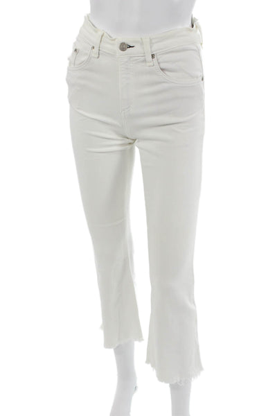 Rag & Bone Jean Womens Cropped Ankle Pants White Size 26