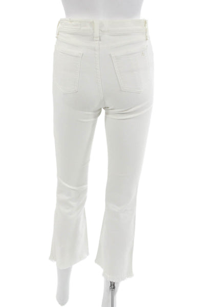 Rag & Bone Jean Womens Cropped Ankle Pants White Size 26