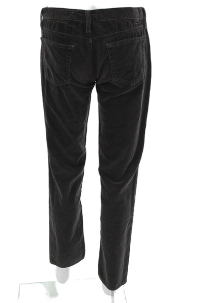 AG Adriano Goldschmied Womens Cropped Pants Black High Rise Size 26