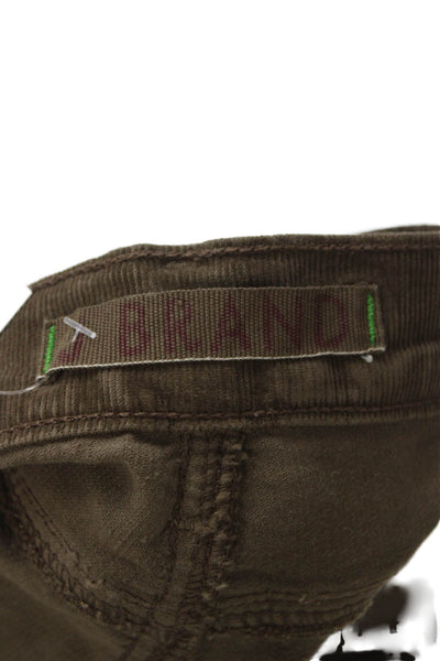 J Brand Womens High Rise Brown Jeans 34 Inseam Size 26