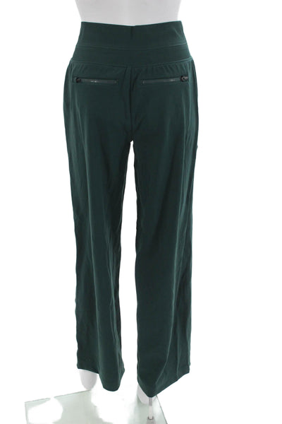 Athleta Womens Green Zip Sweatpants Size XS Petite