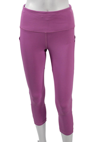 Lululemon Women Purple Capri Leggings Size 6