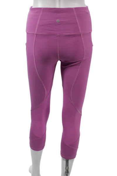 Lululemon Women Purple Capri Leggings Size 6