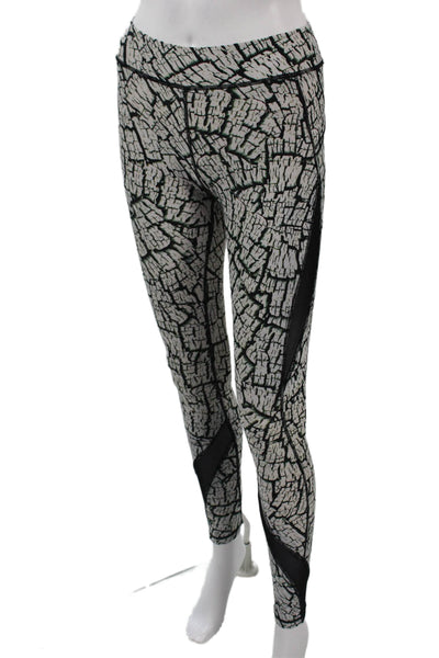 Human Performance Engineering Womens Black Ankle Leggings Graphic Print Size M