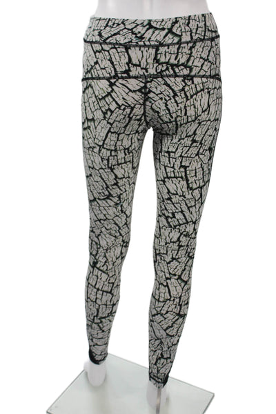 Human Performance Engineering Womens Black Ankle Leggings Graphic Print Size M
