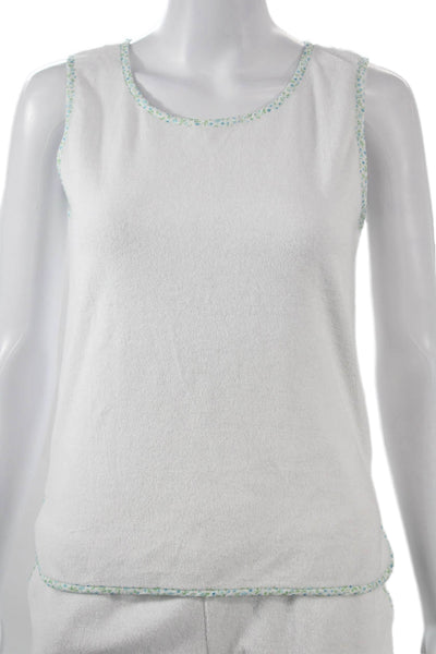 minnow Girls Cotton Blend Tank Top + Shorts Set White Size 13/14