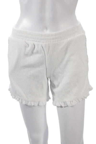 minnow Girls Cotton Blend Tank Top + Shorts Set White Size 13/14