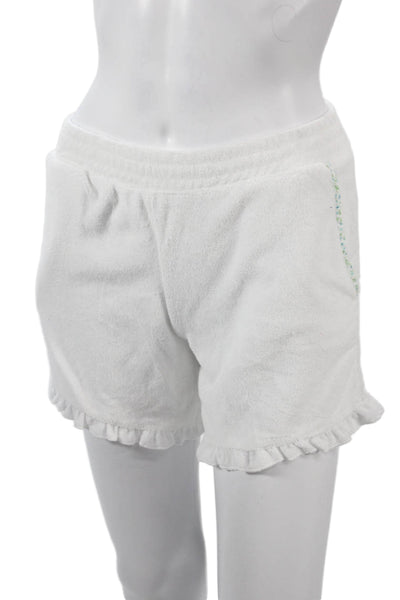 minnow Girls Cotton Blend Tank Top + Shorts Set White Size 13/14