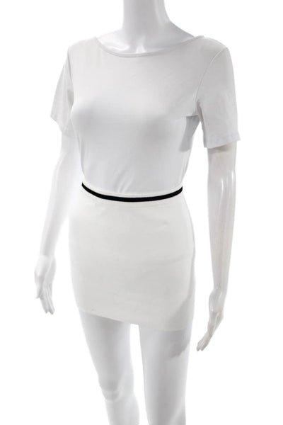 White Fox Women Bandage Mini Skirt Set White Size XS