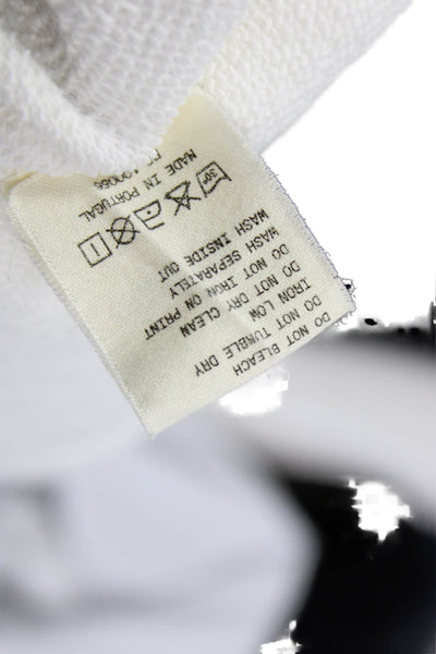 Pangaia Womens Sweat Shorts White 74% Organic Cotton Size M