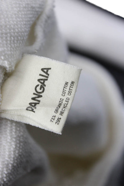 Pangaia Womens Sweat Shorts White 74% Organic Cotton Size M