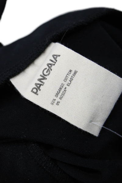 Pangaia Women Biker Shorts Black 92% Organic Cotton 8% Roica Size M