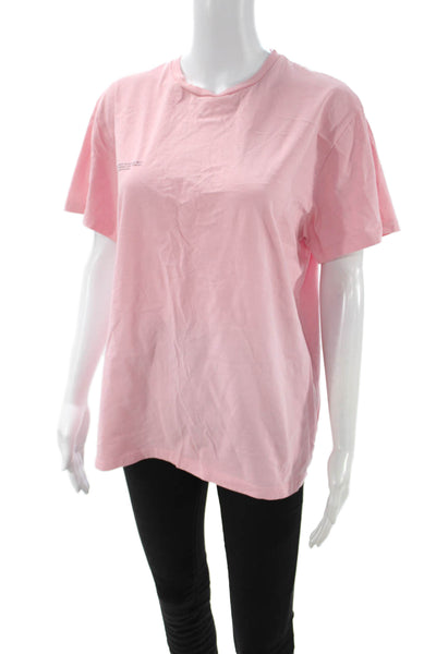 Pangaia Womens Basic Pink Crew Neck Organic Cotton T-Shirt Short Sleeve Size M