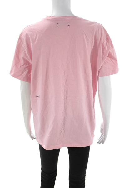 Pangaia Womens Basic Pink Crew Neck Organic Cotton T-Shirt Short Sleeve Size M