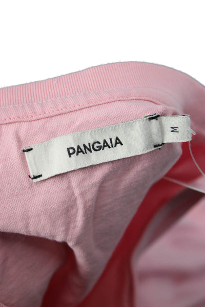 Pangaia Womens Basic Pink Crew Neck Organic Cotton T-Shirt Short Sleeve Size M