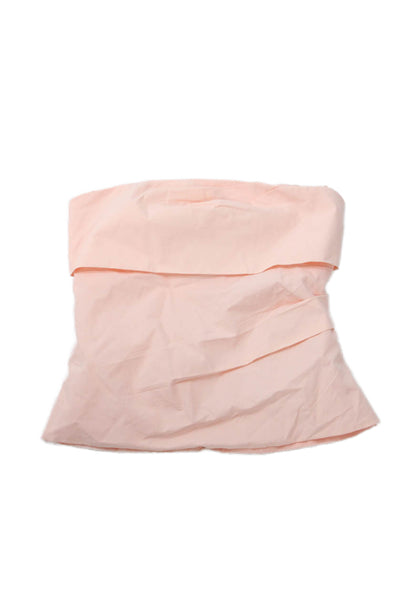 Zara Women Pink Cotton Tank Top Sleeveless Size XS