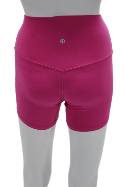 Lululemon Women Biker Shorts Pink Size 0