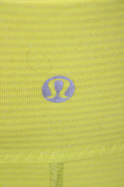 Lululemon Womens Yellow Nylon Square Neck Camisole Size XS