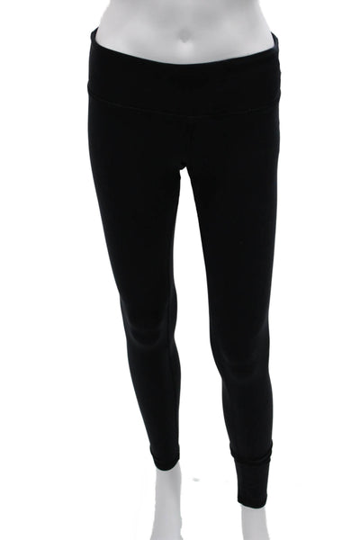 Alo Women Ankle Jeggings Black Nylon Size S