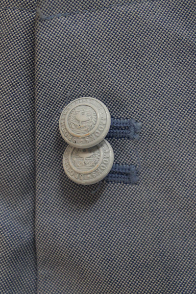 Brooks Brothers Boys Long Sleeves Lined Two Button Jacket Blue Size 16