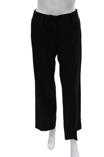Zara Women Dress Pants Black Polyester Viscose Elastane Size S