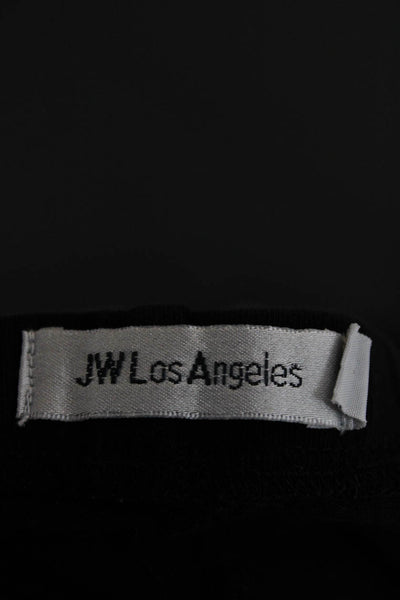 JW Los Angeles Womens Black Floral Ankle Jeggings Cotton Lycra Size S