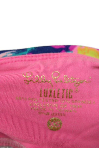 Lilly Pulitzer Womens Ankle Leggings Floral Multi-Color Size XS