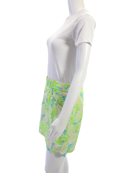 RLX Ralph Lauren Women Mini Skort Green Polyester Blend Size M