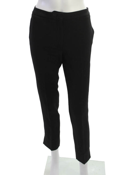 BCBGMAXAZRIA Women Ankle Cropped Dress Pants Black Size M
